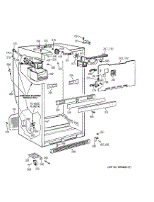 03 - Cabinet parts for Ge Refrigerator TBX21NIBLRAA from AppliancePartsPros.com