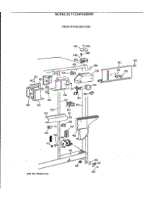 03 - Fresh Food Section parts for Ge Refrigerator TFZ24PAXBWW from AppliancePartsPros.com