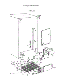 05 - Unit Parts parts for Ge Refrigerator TFZ24PAXBWW from AppliancePartsPros.com