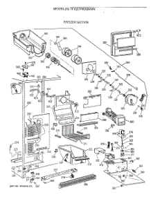 03 - Freezer Section parts for Ge Refrigerator TFG27PRXBWW from AppliancePartsPros.com