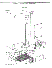 05 - Unit Parts parts for Ge Refrigerator TFX25ZRYAAA from AppliancePartsPros.com