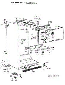 03 - Cabinet Parts parts for Ge Refrigerator TBX18MASGRWH from AppliancePartsPros.com