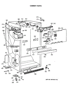 03 - Cabinet Parts parts for Ge Refrigerator MTX18GASERWW from AppliancePartsPros.com