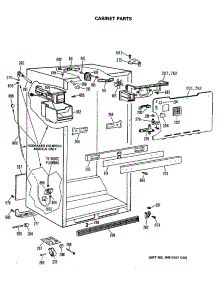 03 - Cabinet Parts parts for Ge Refrigerator MTX21GASNRWW from AppliancePartsPros.com