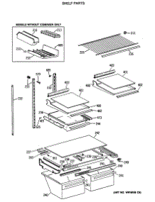 04 - Shelf Parts parts for Ge Refrigerator TBX22JASSRWH from AppliancePartsPros.com