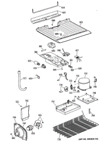 03 - Section3 parts for Ge Refrigerator TBE16DASJRAD from AppliancePartsPros.com