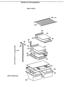 04 - Shelf Parts parts for Ge Refrigerator TBI18JIXERWW from AppliancePartsPros.com