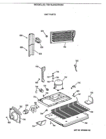 06 - Unit Parts parts for Ge Refrigerator TBI18JIXERWW from AppliancePartsPros.com
