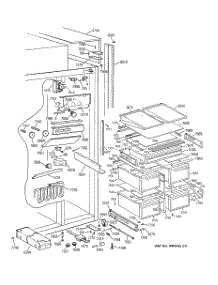 05 - Fresh Food Section parts for Ge Refrigerator ZISW48DSC from AppliancePartsPros.com