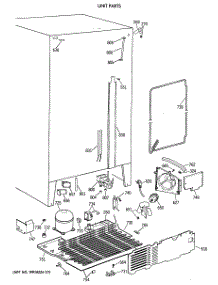 04 - Unit Parts parts for Ge Refrigerator TFZ24JRXAWW from AppliancePartsPros.com