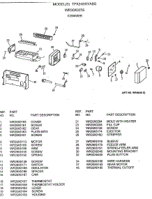 08 - Icemaker parts for Ge Refrigerator TPX24SRYABS from AppliancePartsPros.com