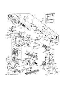 04 - Freezer Section parts for Ge Refrigerator TFX22CRBCWW from AppliancePartsPros.com