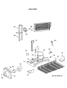 06 - Unit Parts parts for Ge Refrigerator TBX22JITMRAD from AppliancePartsPros.com