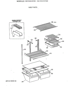 04 - Shelf Parts parts for Ge Refrigerator TBX18SIXJRBB from AppliancePartsPros.com