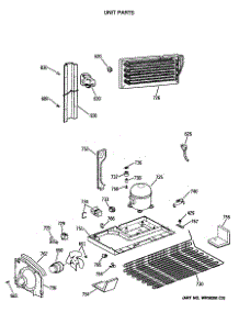 06 - Unit Parts parts for Ge Refrigerator TBX21SASSRAD from AppliancePartsPros.com