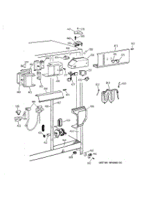 04 - Fresh Food Section parts for Ge Refrigerator TFJ22PRBCWW from AppliancePartsPros.com