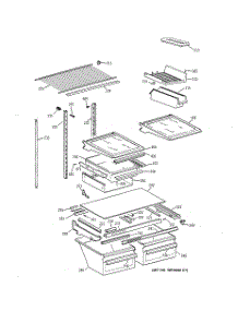 04 - Shelf Parts parts for Ge Refrigerator TBX22QAYERWW from AppliancePartsPros.com