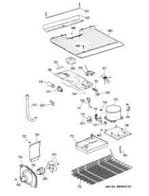 03 - Section3 parts for Ge Refrigerator TBX16SITBLAD from AppliancePartsPros.com