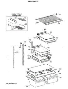 04 - Shelf Parts parts for Ge Refrigerator TBE18JASSRAD from AppliancePartsPros.com
