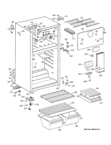 02 - Cabinet parts for Ge Refrigerator MTG16EYACRWH from AppliancePartsPros.com