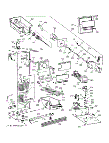 03 - Freezer Section parts for Ge Refrigerator MSG27DHZBWW from AppliancePartsPros.com