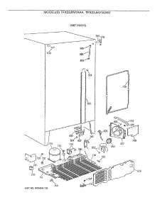 04 - Unit Parts parts for Ge Refrigerator TFX22JWYAAA from AppliancePartsPros.com
