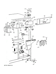 04 - Fresh Food Section parts for Ge Refrigerator MSG27DHZBWW from AppliancePartsPros.com