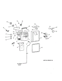 02 - Dispenser Parts parts for Ge Refrigerator TBX22PRYFRWW from AppliancePartsPros.com