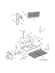 08 - Unit Parts parts for Ge Refrigerator TBX22PRYFRWW from AppliancePartsPros.com