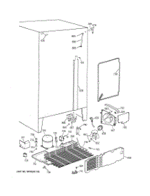 04 - Unit Parts parts for Ge Refrigerator MSX22GRXDWW from AppliancePartsPros.com