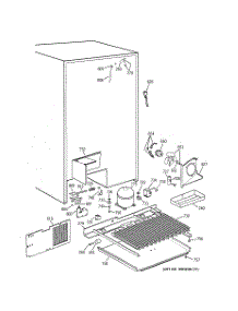 07 - Unit Parts parts for Ge Refrigerator TFK28ZFBAAA from AppliancePartsPros.com
