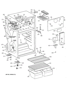02 - Cabinet parts for Ge Refrigerator TBX14SAZFRAD from AppliancePartsPros.com