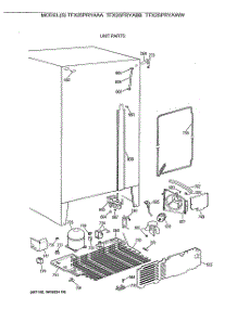 06 - Unit Parts parts for Ge Refrigerator TFX25PRYAWW from AppliancePartsPros.com
