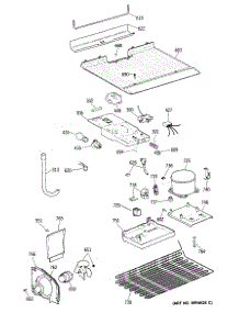 03 - Section3 parts for Ge Refrigerator TBH14SATCRAD from AppliancePartsPros.com