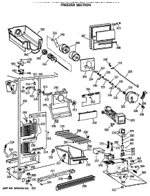 03 - Freezer Section parts for Ge Refrigerator MSX27DRSBWH from AppliancePartsPros.com