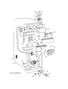 04 - Fresh Food Section parts for Ge Refrigerator TFH22PRXDAA from AppliancePartsPros.com