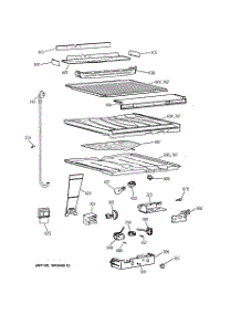 05 - Compartment Separator Parts parts for Ge Refrigerator TBT25PAXKRAA from AppliancePartsPros.com