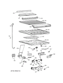 05 - Compartment Separator Parts parts for Ge Refrigerator TBG18IABGRWW from AppliancePartsPros.com