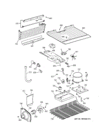 03 - Unit Parts parts for Ge Refrigerator TBX16JAZBRWH from AppliancePartsPros.com