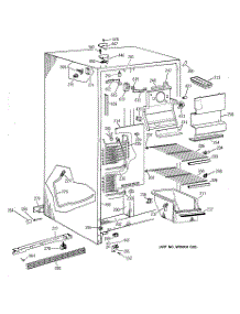 02 - Freezer Section parts for Ge Refrigerator MSK22GAXEAD from AppliancePartsPros.com