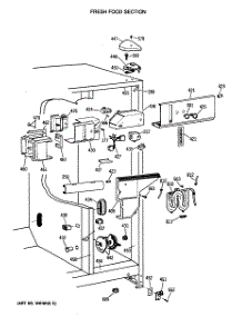 04 - Fresh Food Section parts for Ge Refrigerator TFG24ZFTCWH from AppliancePartsPros.com