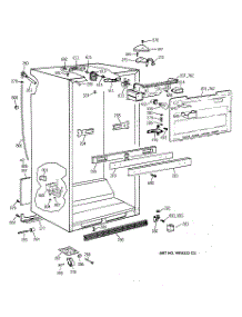 05 - Cabinet Parts parts for Ge Refrigerator TBX22PRYNRBB from AppliancePartsPros.com