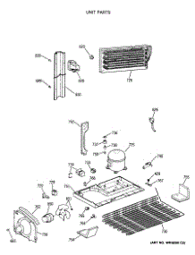 06 - Unit Parts parts for Ge Refrigerator TBX21JISSRWH from AppliancePartsPros.com