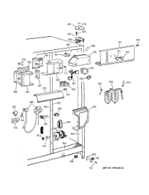 04 - Fresh Food Section parts for Ge Refrigerator TFJ25PRZAWW from AppliancePartsPros.com
