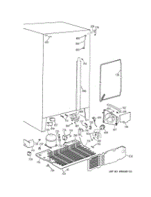 06 - Unit Parts parts for Ge Refrigerator TFJ25PRZAWW from AppliancePartsPros.com