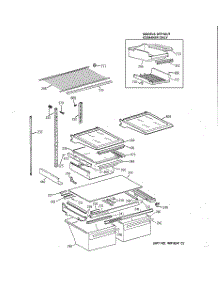 04 - Shelf Parts parts for Ge Refrigerator TBX21ZIXFRAA from AppliancePartsPros.com