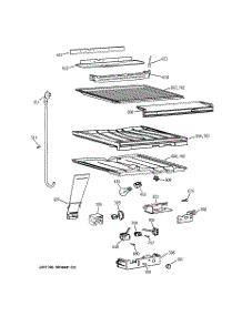 05 - Compartment Separator Parts parts for Ge Refrigerator TBX21IIBBRAA from AppliancePartsPros.com