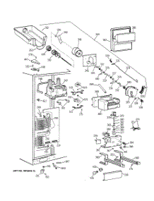 03 - Freezer Section parts for Ge Refrigerator TPX24BPBBBB from AppliancePartsPros.com