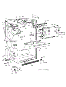 03 - Cabinet Parts parts for Ge Refrigerator TBX19VIBDRWW from AppliancePartsPros.com