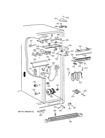 05 - Fresh Food Section parts for Ge Refrigerator TPJ24PRBAWW from AppliancePartsPros.com